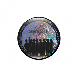 Przypinka holograficzna - Stray Kids 3 Rocznica Debiutu