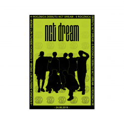 Mini plakat A4 - NCT DREAM 6 Rocznica Debiutu