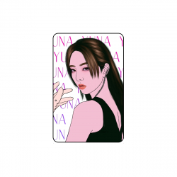Karta przezroczysta ITZY GUESS WHO - Yuna