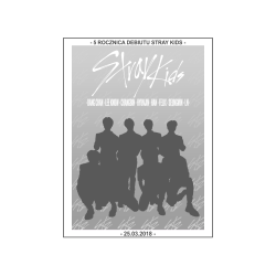 Mini plakat A3 - Stray Kids 5 Rocznica Debiutu