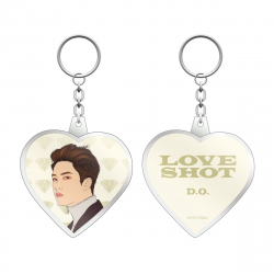 Brelok serce EXO Love Shot - D.O.