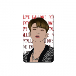 Karta przezroczysta Monsta X FATAL LOVE - Kihyun