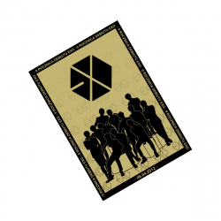 Złota pocztówka EXO - 9 Rocznica Debiutu