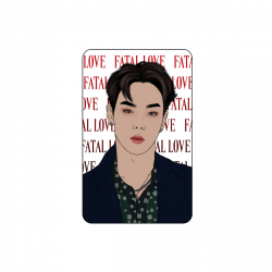 Karta przezroczysta Monsta X FATAL LOVE - Shownu