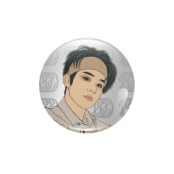 Srebrna przypinka NCT 127 Resonance - Jungwoo