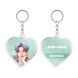 Brelok serce ATEEZ - Wooyoung