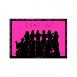 Mini plakat A3 - LOONA 3 Rocznica Debiutu