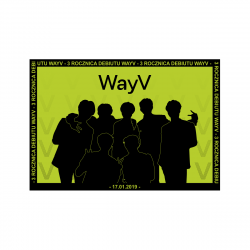 Mini plakat A3 - WayV 3 Rocznica Debiutu