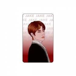 Karta przezroczysta ENHYPEN BORDER: DAY ONE - Jake