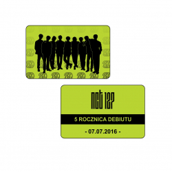 Perłowa karta kolekcjonerska NCT 127 - 5 Rocznica Debiutu