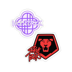 Zestaw naklejek holograficznych KPop Demon Hunters - HUNTR/X i Saja Boys