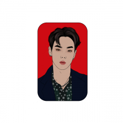 Naklejka Monsta X FATAL LOVE - Shownu