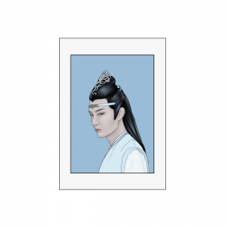 Limitowana Grafika - The Untamed - Lan Wangji