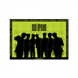 Mini plakat A4 - NCT DREAM 5 Rocznica Debiutu