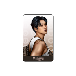 Karta przezroczysta SEVENTEEN - Mingyu