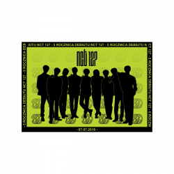 Mini plakat A3 - NCT 127 5 Rocznica Debiutu