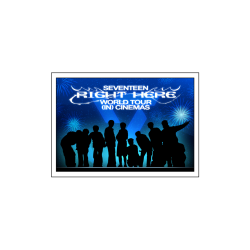 Mini plakat A3 - SEVENTEEN [RIGHT HERE] WORLD TOUR IN CINEMAS