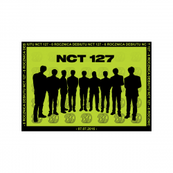 Mini plakat A3 - NCT 127 6 Rocznica Debiutu