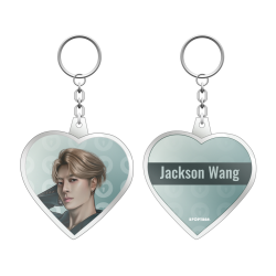Brelok serce GOT7 - Jackson Wang