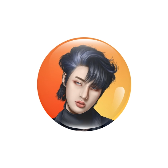 Perłowa przypinka ATEEZ THE WORLD : MOVEMENT - Mingi