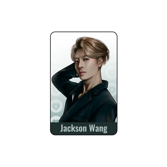 Karta przezroczysta GOT7 - Jackson Wang