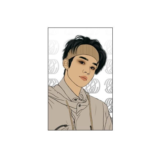 Karta przezroczysta NCT 127 Resonance - Jungwoo