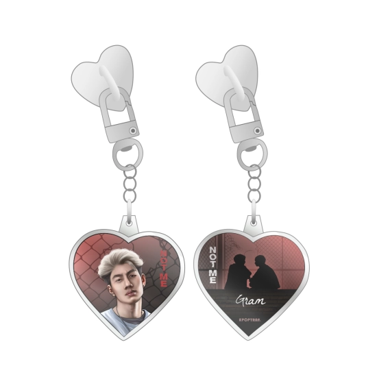 Brelok serce do telefonu NOT ME - Gram