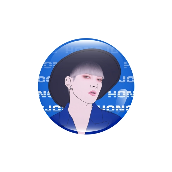 Perłowa przypinka ATEEZ ZERO : FEVER -  Hongjoong