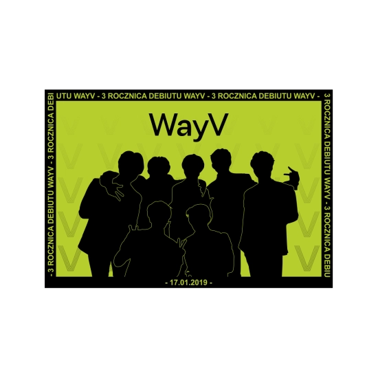 Mini plakat A4 - WayV 3 Rocznica Debiutu