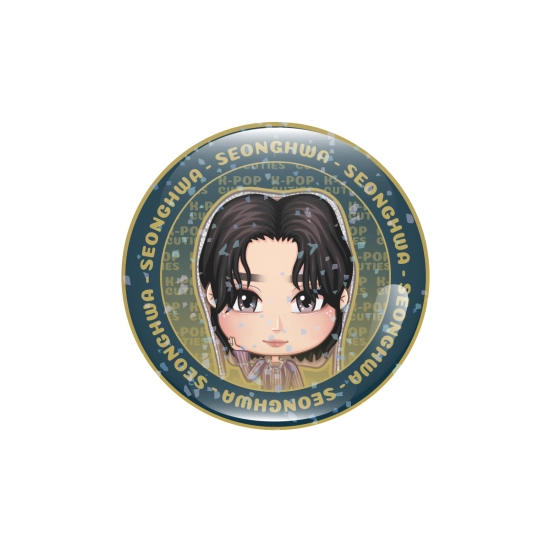 Przypinka holograficzna ATEEZ (GOLDEN HOUR PART 1) - SEONGHWA