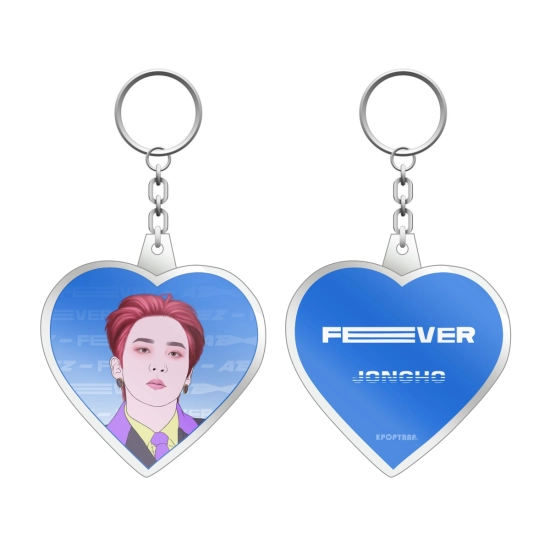 Brelok serce ATEEZ ZERO : FEVER -  Jongho