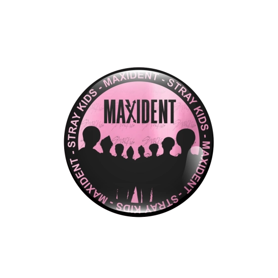 Limitowana metaliczna przypinka Stray Kids - MAXIDENT