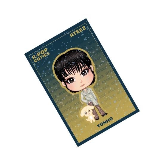 Pocztówka holograficzna ATEEZ (GOLDEN HOUR PART 1) - YUNHO