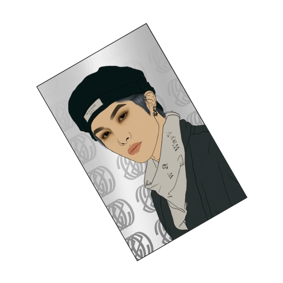 Srebrna pocztówka WayV Resonance - YangYang