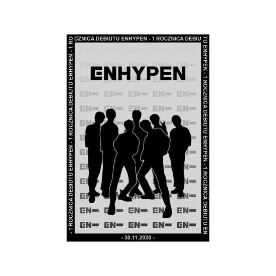 Mini plakat A3 - 1 Rocznica Debiutu ENHYPEN
