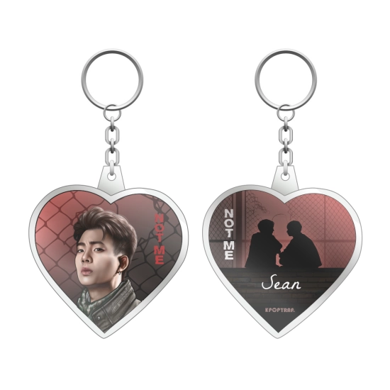 Brelok serce NOT ME - Sean