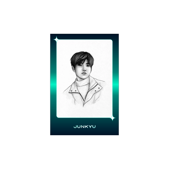 Duża naklejka 3 Rocznica Treasure Makers  - Junkyu