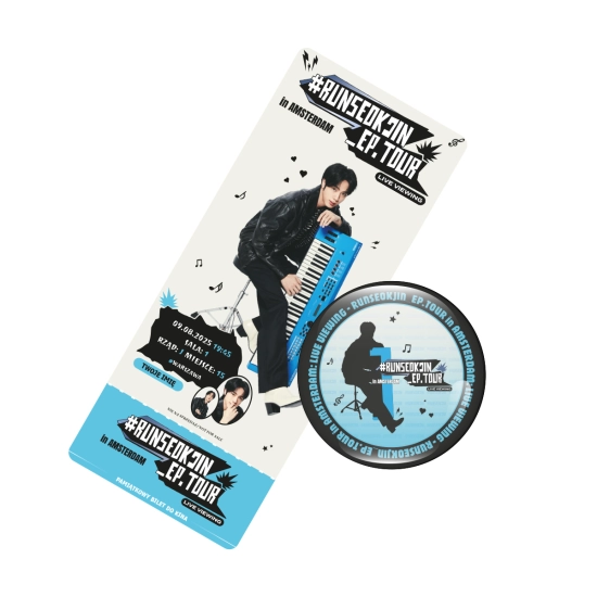 Holograficzna przypinka RUNSEOKJIN_EP.TOUR + BILET GRATIS! (wersja 1)