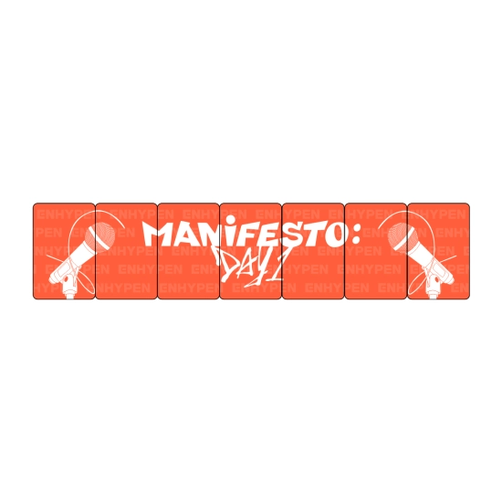 Zestaw perłowych kart - ENHYPEN - MANIFESTO : DAY 1