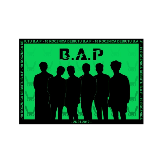 Mini plakat A4 - B.A.P 10 Rocznica Debiutu
