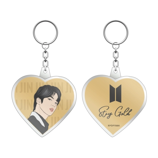 Brelok serce BTS Stay Gold - Jin