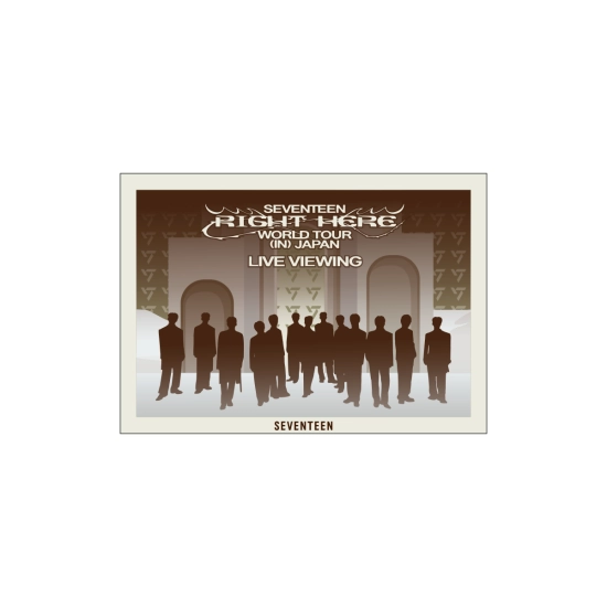 Mini plakat A3 - SEVENTEEN [RIGHT HERE] WORLD TOUR IN JAPAN: LIVE