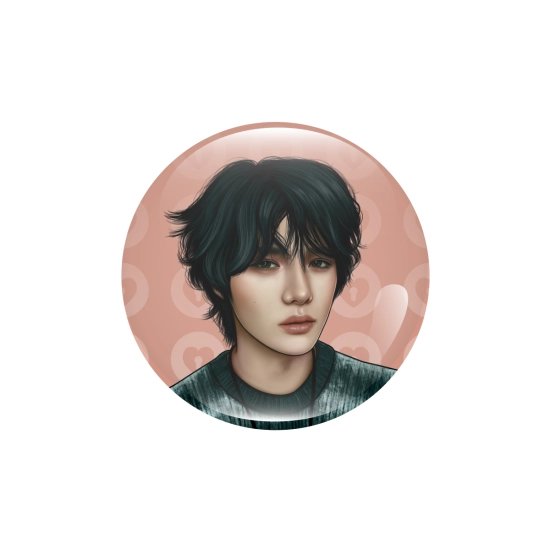 Perłowa przypinka TXT - Beomgyu