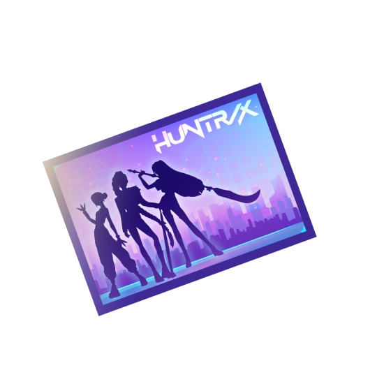 Holograficzna pocztówka KPop Demon Hunters - HUNTR/X