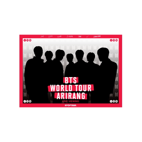 Mini plakat A4 - BTS World Tour ‘ARIRANG’: Live Viewing