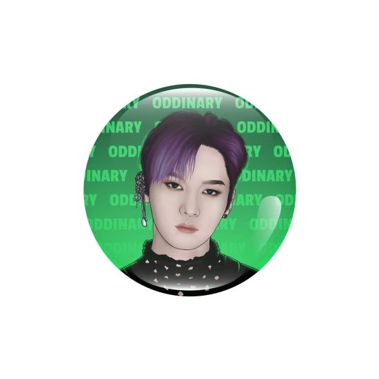 Perłowa przypinka Stray Kids ODDINARY - Lee Know