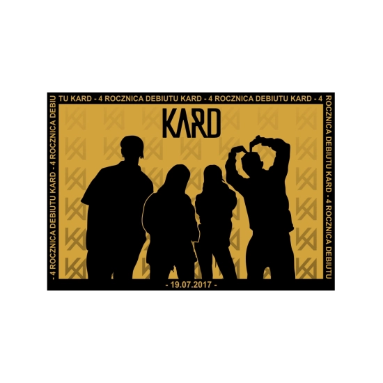 Mini plakat A3 - KARD 4 Rocznica Debiutu