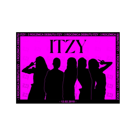 Mini plakat A4 - ITZY 3 Rocznica Debiutu