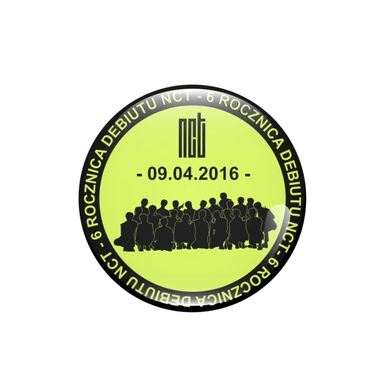 Przypinka fluo - NCT 6 Rocznica Debiutu (EDYCJA SPECJALNA)
