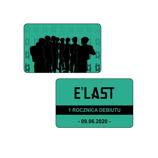 Perłowa karta kolekcjonerska E'LAST - 1 Rocznica Debiutu